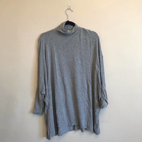 We The Free M gray turtleneck tunic top - Picture 1 of 9